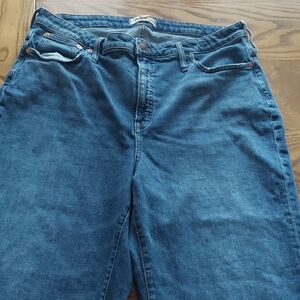 Madewell High Rise Wide Leg Crop Denim Jeans 18